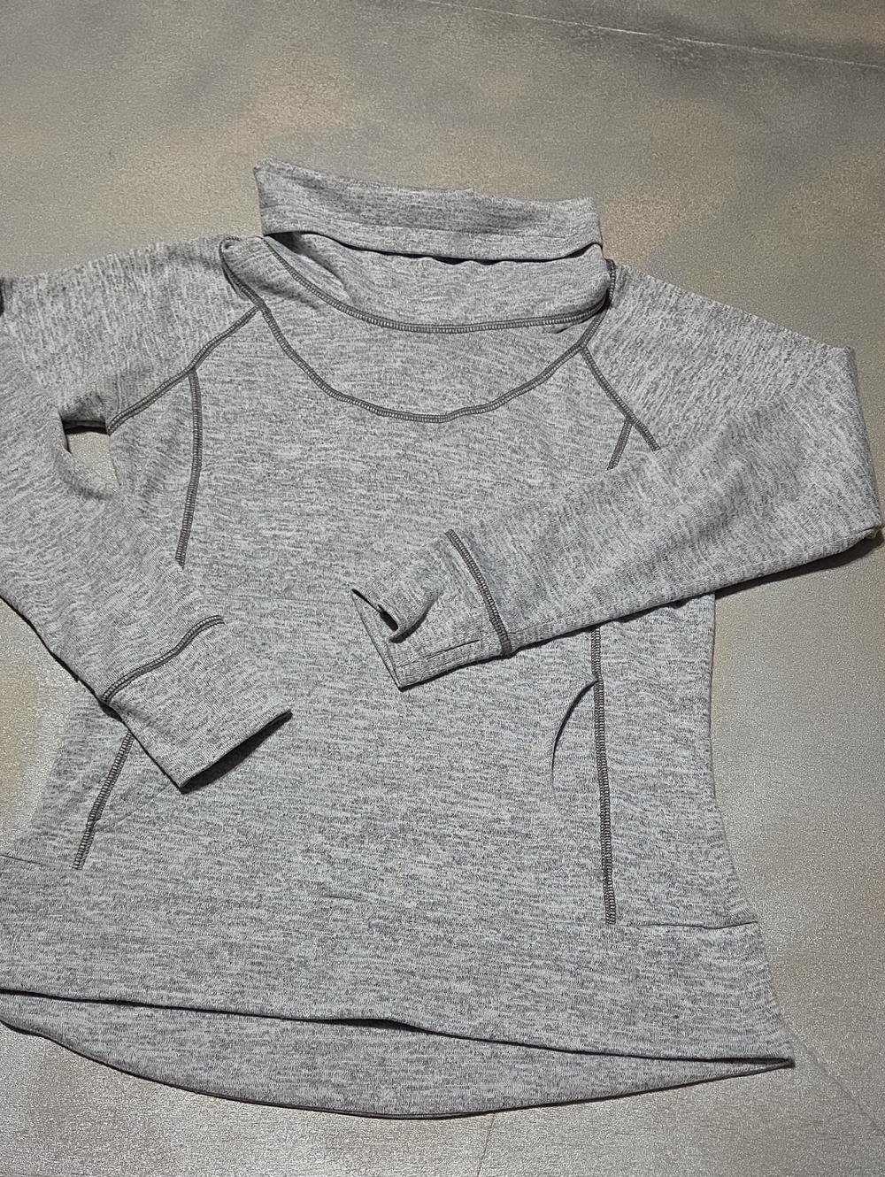 Kuhl Heather Gray Funnel Neck Pullover